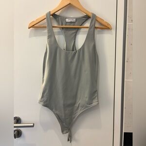 Babaton Light Green Bodysuit